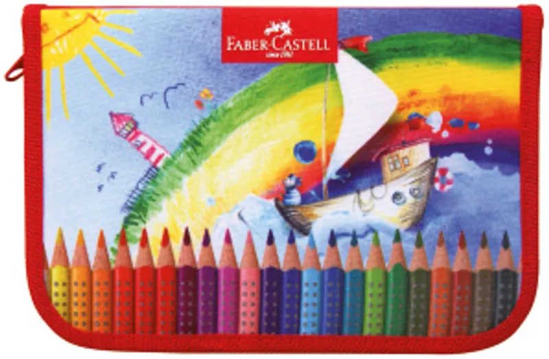 Główne zdjęcie produktu Školní penál s motivem GRIP, prázdný Faber Castell (573001)