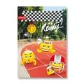 Notatnik szkolny Emoji A5, w linie, 40 kartek, mix motywów