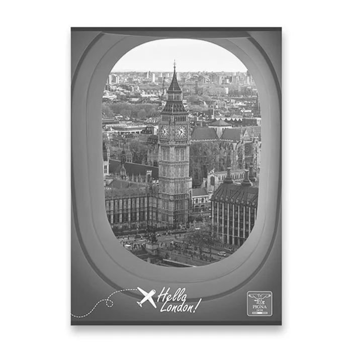 Główne zdjęcie produktu Školní sešit Pigna Hello Travel A4, linkovaný, 40 listů, mix motivů