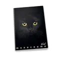 Notatnik szkolny Pigna Monocromo Black A5, w linie, mix motywów