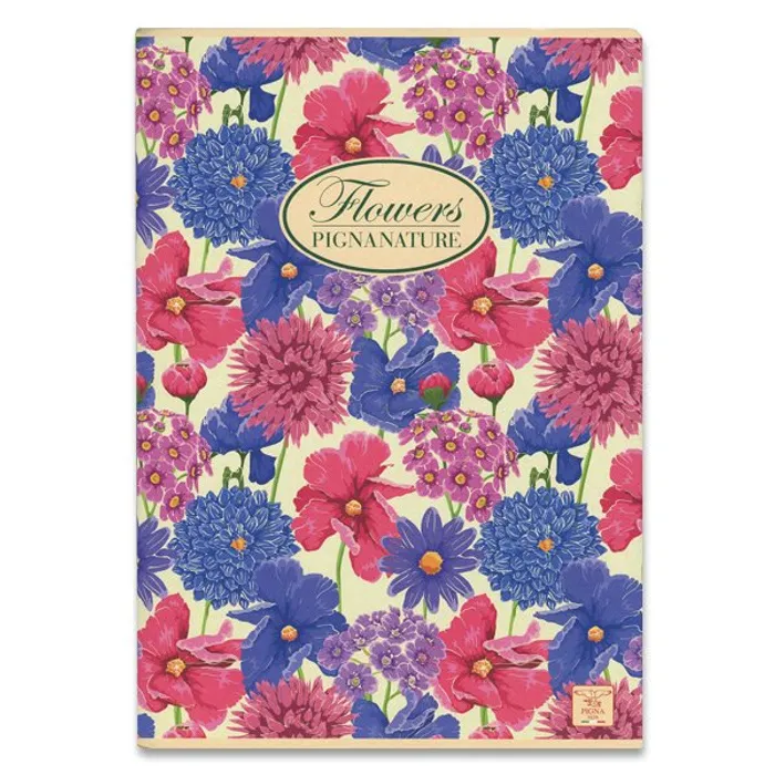 Główne zdjęcie produktu Školní sešit Pigna Nature Flowers A5, linkovaný, 40 listů, mix motivů