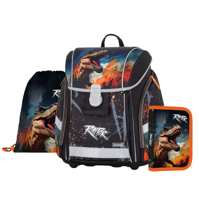 Główne zdjęcie produktu Školní set PREMIUM LIGHT Dino [3 ks]