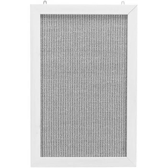 Główne zdjęcie produktu Škrábací deska na zeď, dřevěný rám, 38 × 58 cm, šedá/bílá