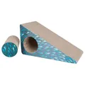 Następne zdjęcie produktu Rampa do drapania z wysuwanym cylindrem turkusowym 48 cm