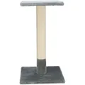 Drapak BEANA z podpórką, 9 cm / 69 cm, sizal/plusz, szary