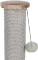 Następne zdjęcie produktu Škrabací sloupek LIVIA s plyšovou kuličkou, 64 cm, sisal/plyš, béžovošedá