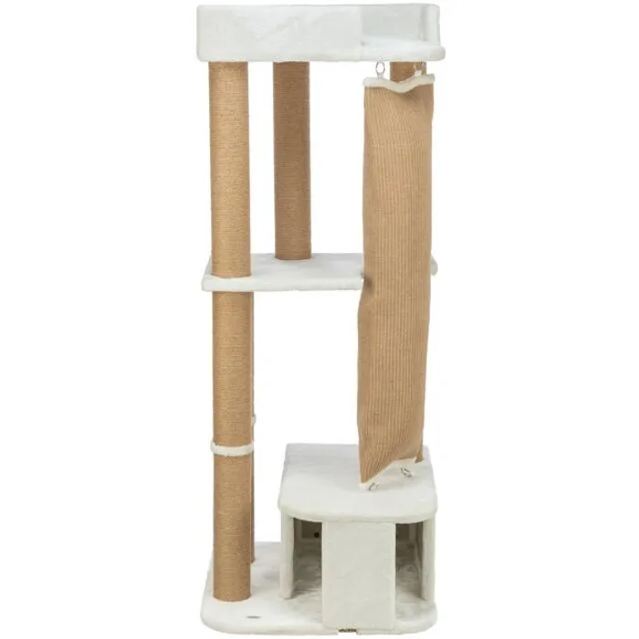 Główne zdjęcie produktu Škrabadlo ACTIVE, 58 x 38 / 150 cm, se šplhacím pytlem, bílá