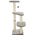 Następne zdjęcie produktu Drapak ALTEA, 3 platformy, 117 cm / o 9 cm, platynowo-szary