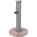 Następne zdjęcie produktu Drapak LIVIA z pomponem, słupek 64 cm, stary róż, sizal/plusz