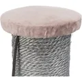 Następne zdjęcie produktu Drapak LIVIA z pomponem, słupek 64 cm, stary róż, sizal/plusz