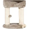 Następne zdjęcie produktu MARCELA drapak, platforma, 2 słupki, podpórka, 60cm, plusz sizal/beż
