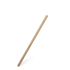 Słomka (biokompozyt) brązowa `JUMBO` średnica 8mm x 21cm [100 szt]