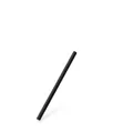 Słomka (PAP) czarna `JUMBO` średnica 8mm x 15cm [100 szt]