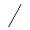 Słomka (PAP) czarna `JUMBO` średnica 8mm x 25cm [100 szt]