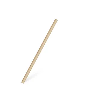 Słomka (PAP) kraft `JUMBO` średnica 8mm x 20cm [100 szt]