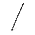 Słomki plastikowe JUMBO czarne 20 cm, średnica 8 mm [500 szt.] (wielokrotnego użytku)