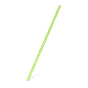 Słomki JUMBO żółto-zielone 25 cm, średnica 8 mm [150 szt.] (wielokrotnego użytku)