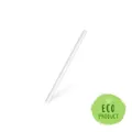 Słomka (PAP) biała `JUMBO` średnica 8mm x 15cm [100 szt]
