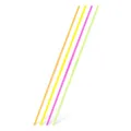 Słomki plastikowe proste XXL neonowe 100 cm, średnica 6,5 ??mm [100 szt.] (wielokrotnego użytku)