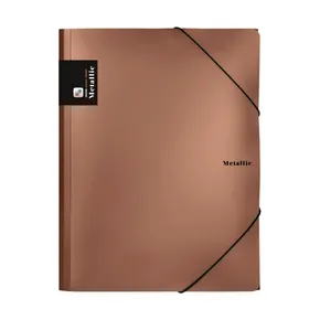 Styl PP z gumą A4 Metaliczna miedź