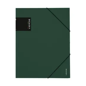 Styl z gumą A4 PP VERDE w kolorze zielonym