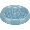 Następne zdjęcie produktu Slow Feed, miska ceramiczna do powolnego karmienia, 0,25 l/o 18 cm, niebieska, szara