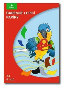 Kolorowe teczki samoprzylepne A4 - 8 arkuszy w teczce