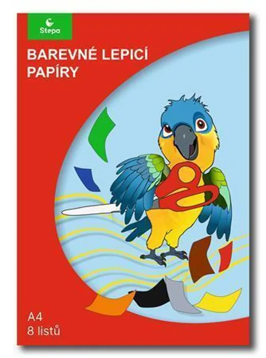 Główne zdjęcie produktu Složky barevné lepicí A4 - 8listů/složka