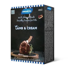 SMOOKIES Premium LAMB - ciastka jagnięce 100% human grade, 200g