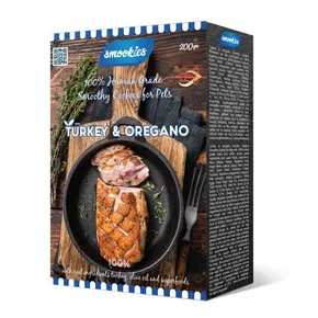 SMOOKIES Premium TURKEY - ciastka z indyka 100% human grade, 200g