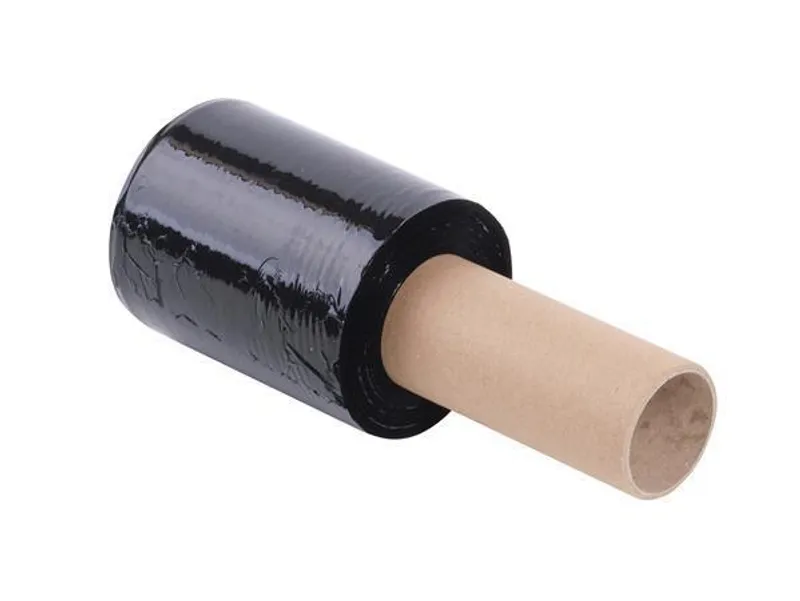 Główne zdjęcie produktu Smršťovací fólie, černá, s rukojetí, 0,1m x 153m