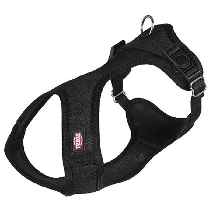 Główne zdjęcie produktu Soft postroj, jemný, vypolstrovaný, černý XXS-XS:hruď:28-40cm/15mm