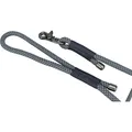 Następne zdjęcie produktu Smycz tkana z miękkiej liny, S-XL: 1,00 m/ 10 mm, czarno-szara