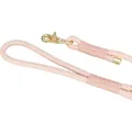 Następne zdjęcie produktu Smycz tkana z miękkiej liny, S-XL: 1,00 m/ 10 mm, różowa/jasnoróżowa