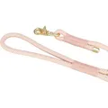 Następne zdjęcie produktu Smycz tkana z miękkiej liny, S-XL: 1,00 m/ 10 mm, różowa/jasnoróżowa