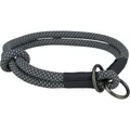 Następne zdjęcie produktu Okrągły, częściowo wysuwany kołnierz Soft Rope, czarny/szary L-XL: 55 cm/ 10 mm