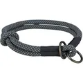 Następne zdjęcie produktu Okrągły, częściowo wysuwany kołnierz Soft Rope, czarny/szary XS-S: 30 cm/ 10 mm