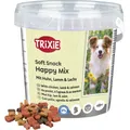 Następne zdjęcie produktu Soft Snack Happy MIX - kurczak, jagnięcina, łosoś, wiadro 500 g