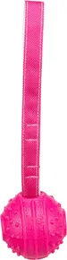 Soft & Strong, piłka z uchwytem, TPR, 29 cm, różowa