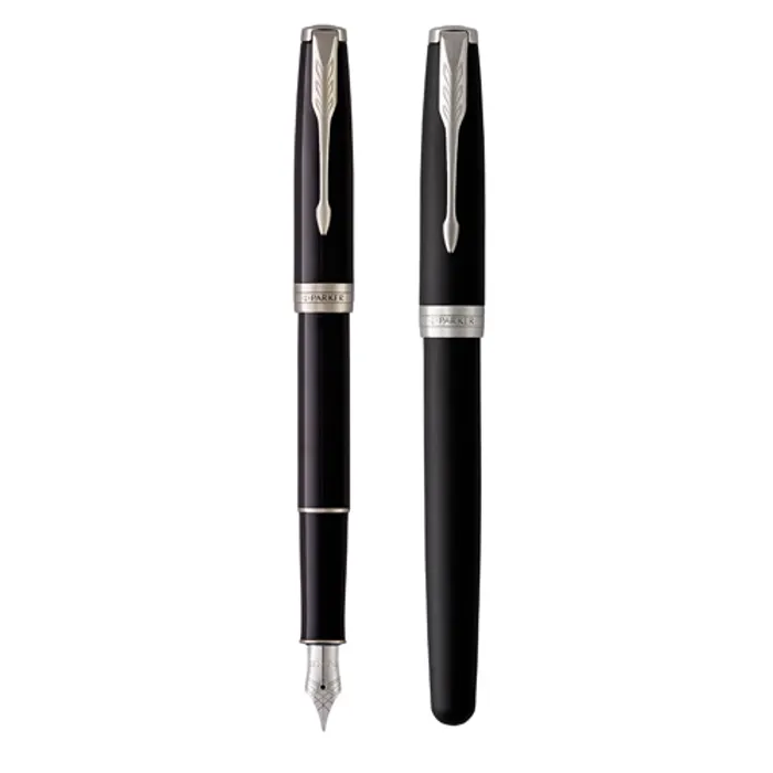 Główne zdjęcie produktu Sonnet Black CT plnící pero -F- PARKER
