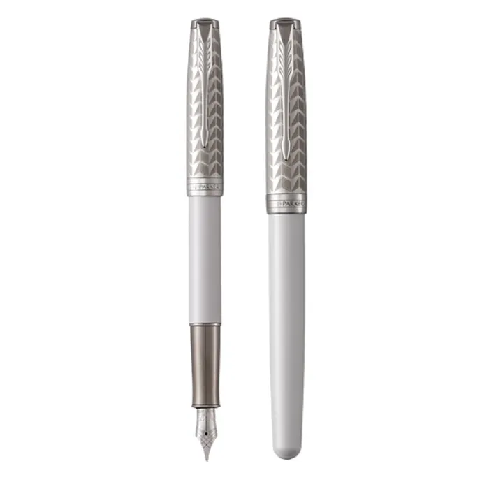 Główne zdjęcie produktu Sonnet Metal & Pearl CT plnící pero -F- 18K PARKER