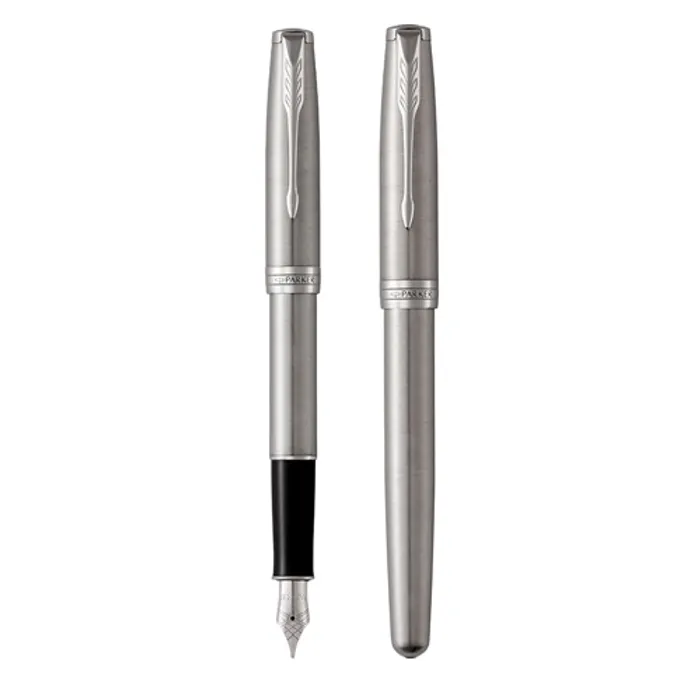 Główne zdjęcie produktu Sonnet Stainless Steel CT plnící pero -F- PARKER