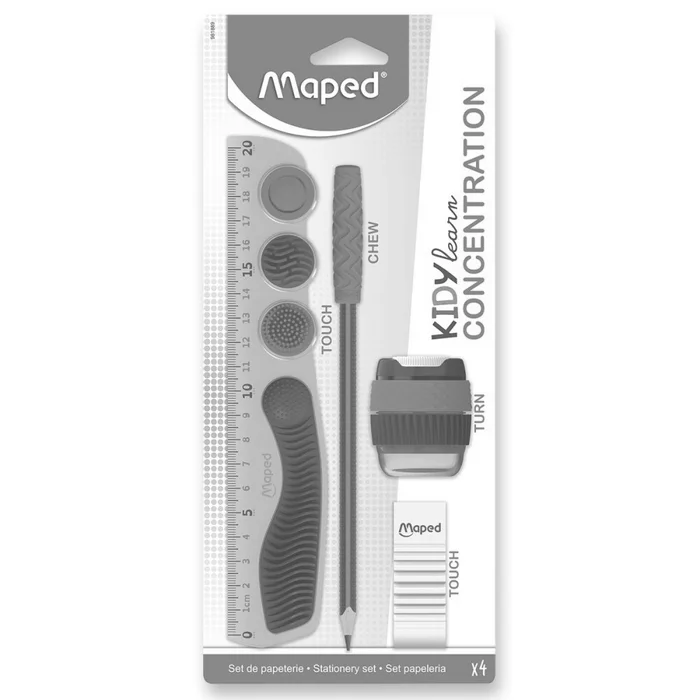 Główne zdjęcie produktu Souprava Maped Kidy Learn Concentration 4 ks, blistr