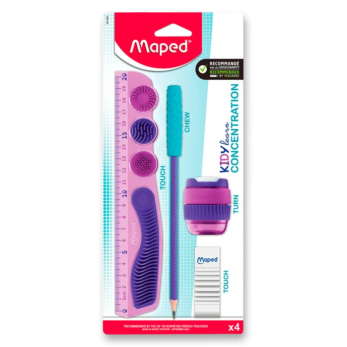 Główne zdjęcie produktu Souprava Maped Kidy Learn Concentration - 4 ks, blistr