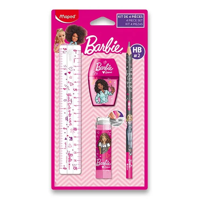 Główne zdjęcie produktu Souprava Mini Stationery Barbie 4dílná souprava