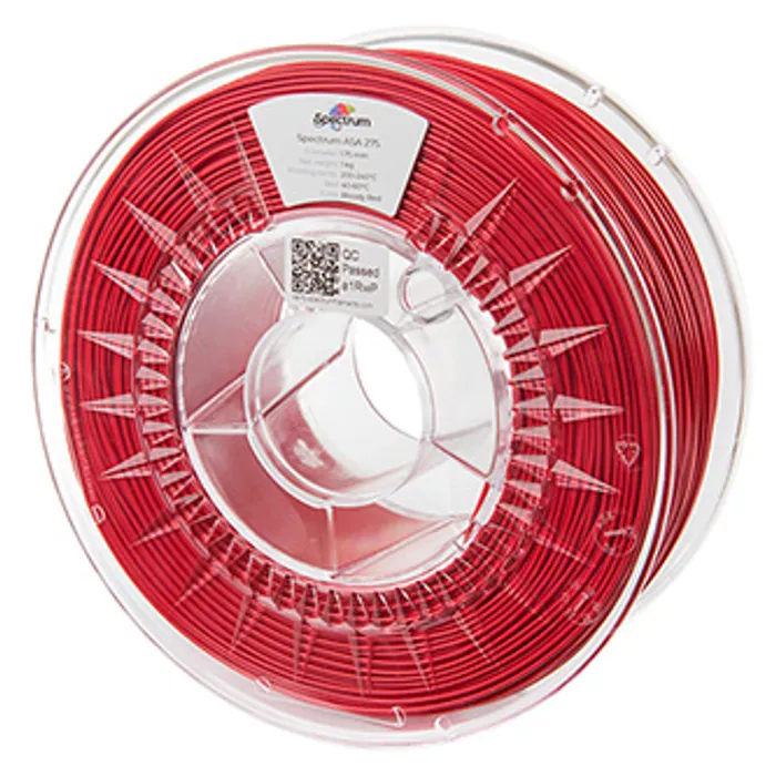 Główne zdjęcie produktu Spectrum 3D filament, ASA 275, 1,75mm, 1000g, 80300, bloody red