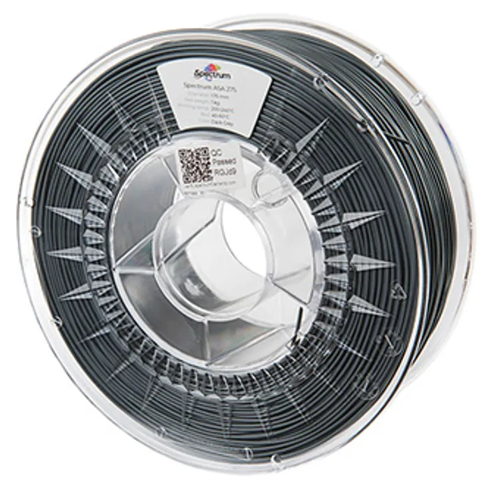Główne zdjęcie produktu Spectrum 3D filament, ASA 275, 1,75mm, 1000g, 80301, dark grey