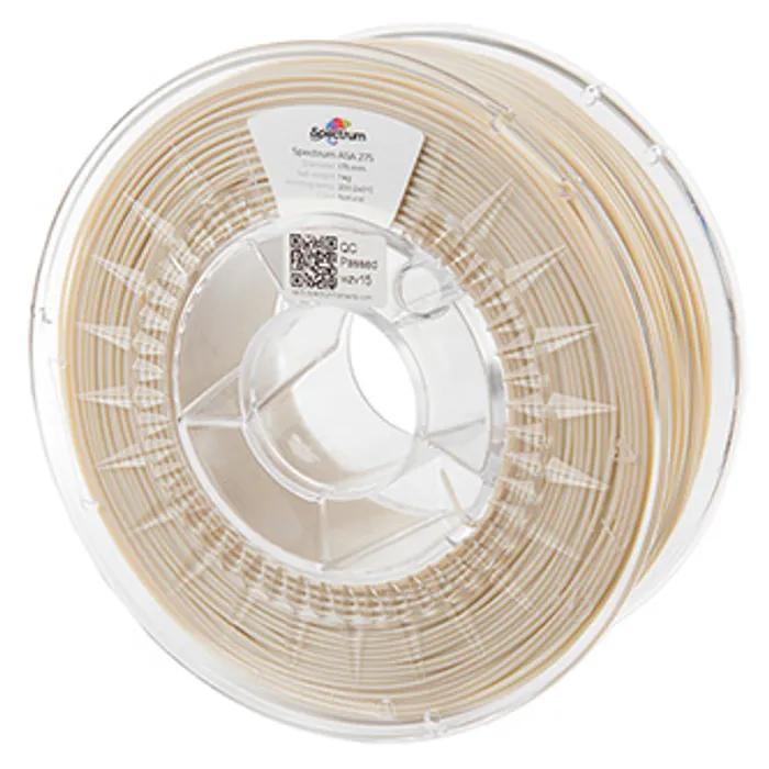 Główne zdjęcie produktu Spectrum 3D filament, ASA 275, 1,75mm, 1000g, 80305, natural