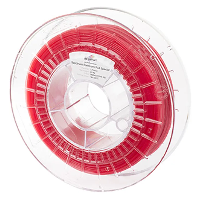 Główne zdjęcie produktu Spectrum 3D filament, PLA, 1,75mm, 1000g, 80172, thermoactive red