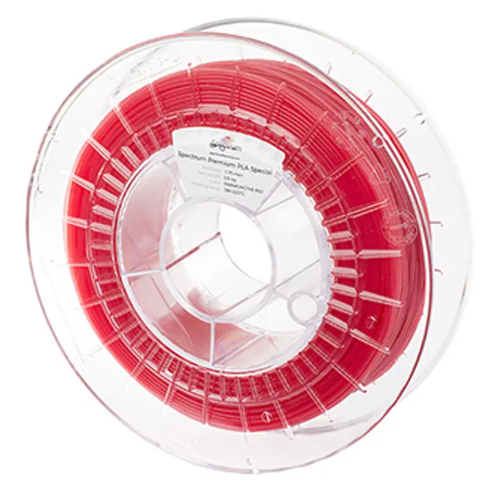 Główne zdjęcie produktu Spectrum 3D filament, PLA, 1,75mm, 500g, 80171, thermoactive red